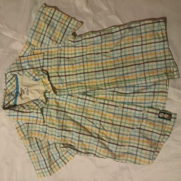 Osh Kosh Boys 4T Colorful Button-Down - Picture 1 of 4